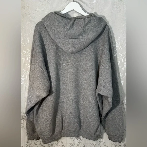 Nike Swoosh Heather Gray MADE IN USA OversizedVintage 90s Hoodie XLARGE